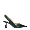 Jimmy Choo Liya Women's Sandals Green/Dark Green Leather