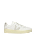 Veja Women's Sneakers White/Light Gray Leather