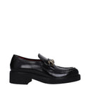 Gucci Women's Leather Black Loafers