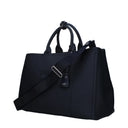 Prada Men's Handbags Fabric Blue/Baltic