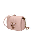 Pinko Women's Crossbody Bag Love Pink Leather/Powder Pink