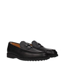 Tod's Men's Loafers Black Leather