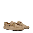 Tod's Men's Suede Beige Loafers