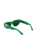 Bottega Veneta Women's Sunglasses Green Acetate