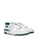 Trampki New Balance 550 Męskie Skórzane Białe/Lasowe