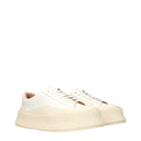 Jil Sander Women's Sneakers Leather White/Optic White