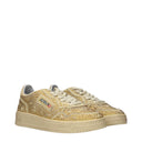 Autry Sneakers Medalist Women Suede Beige/Gold