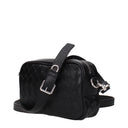 Bottega Veneta Men's Leather Crossbody Camera Bag Black