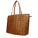 Mcm Women's Shoulder Bag Fabric Brown/Cognac
