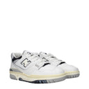 Męskie buty New Balance 550 skórzane, białe/jasnoszare
