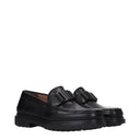 Salvatore Ferragamo Men's Plano Loafers Black Leather