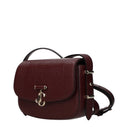 Jimmy Choo Women's Shoulder Bags Leather Red/Burgundy