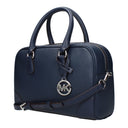 Michael Kors Thompson Handbag For Women Blue/Navy Blue Leather