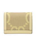 Gucci Ophidia Women's Wallet Fabric Beige/Pastel Yellow
