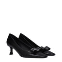 Salvatore Ferragamo Siwar Décolleté Femmes Cuir Noir