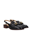 Tod's Mujers Sandalias de Cuero Negro