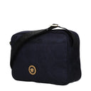 Versace Men's Crossbody Bags Fabric Blue/Navy Blue