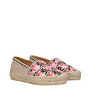 Prada Women's Espadrilles Fabric Beige/Petal