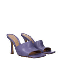 Bottega Veneta Women's Sandals Purple/Lavender Leather
