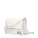 Karl Lagerfeld Kore Women's Crossbody Bag Polyurethane White/Off White