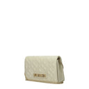 Love Moschino Women's Polyurethane Beige/Ivory Clutch