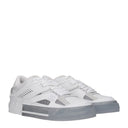 Dolce&Gabbana Hombres Deportivas Piel Blanco/Plata