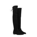 Zamszowe czarne buty damskie Stuart Weitzman