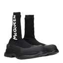 Alexander Mc Queen Men's Boots Black Fabric