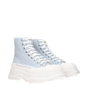 Alexander Mc Queen Men's Sneakers Fabric Sky Blue/Sugar Paper