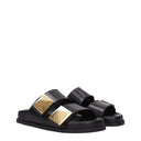 Valentino Garavani Slides And Clogs Women Leather Black