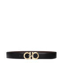 Salvatore Ferragamo Men's Belt Brown/Black Leather