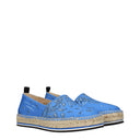 Kenzo Espadrilles Men Fabric Blue/Royal Blue