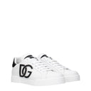 Dolce&Gabbana Sneakers Portofino Women's Leather White/Black