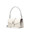 Michael Kors Greenwich Medium Women's Handbag In White/Optical White Leather