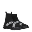 Love Moschino Women's Fabric Sneakers Black/Black