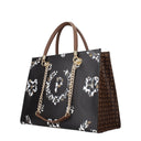Pollini Women's Shoulder Bags Pvc Black/Moor's Head