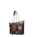 Pollini Women's Shoulder Bags Pvc Brown/Cream