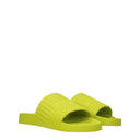 Bottega Veneta Men's Slippers And Clogs Green/Kiwi Rubber
