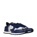 Valentino Garavani Men's Sneakers Silver/Blue Fabric