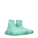Balenciaga Speed 2.0 Women's Sneakers Green/Mint Fabric