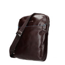 Piquadro Men's Crossbody Bags Leather Red/Mahogany