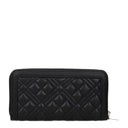 Portfel damski Love Moschino z poliuretanu w kolorze czarnym