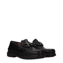 Salvatore Ferragamo Men's Ready Moccasins Black Leather