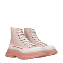 Alexander Mc Queen Mujers Zapatillas de cuero rosadas