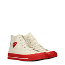 Comme Des Garçons Sneakers Converse Men's Fabric Beige/Red