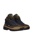 Christian Dior Men's Hiking Boots Suede Brown/Blue