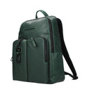 Piquadro Men's Backpacks And Waist Bags Green/Bottle Green Leather
