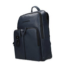 Piquadro Men's Backpacks And Pouches Blue/ Navy Blue Leather