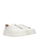 Jil Sander Women's Sneakers White Leather/Optical White