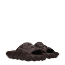 Valentino Garavani Roman Stud Slides And Clogs Men's Rubber Brown/Dark Chocolate
